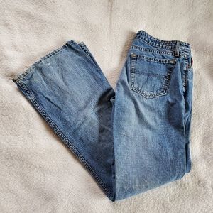 Arizona Largo Distressed Flare Leg Jeans,  Sz 11 Long